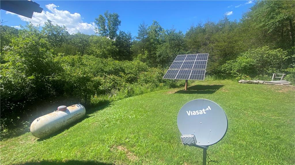 View of Off Grid Solar Powered Tiny House is Completely Self Sufficient 